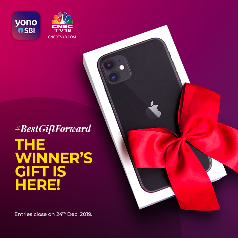 CNBCTV18News's tweet photo. Entries for #BestGiftForward contest close on 24th Dec. What are you waiting for? https://t.co/nfTAKIFj52