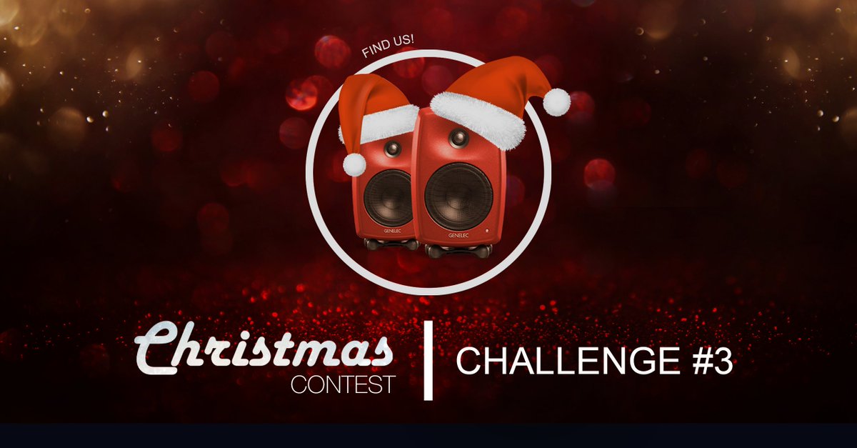 Genelec's tweet photo. 🎅🏻Genelec Christmas contest 2019✨Challenge #3: Find two red G Threes with Christmas hats on our website, and comment the URL of that page on this post. Rules: https://t.co/URJ9mmUiJl #ContestAlert #Genelec https://t.co/Wnl13zumbe