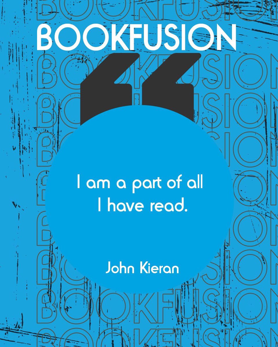 BookFusionHQ's tweet image. The books we read inevitably shape the type of person we become…

#BookFusion
#ReadingRedefined
