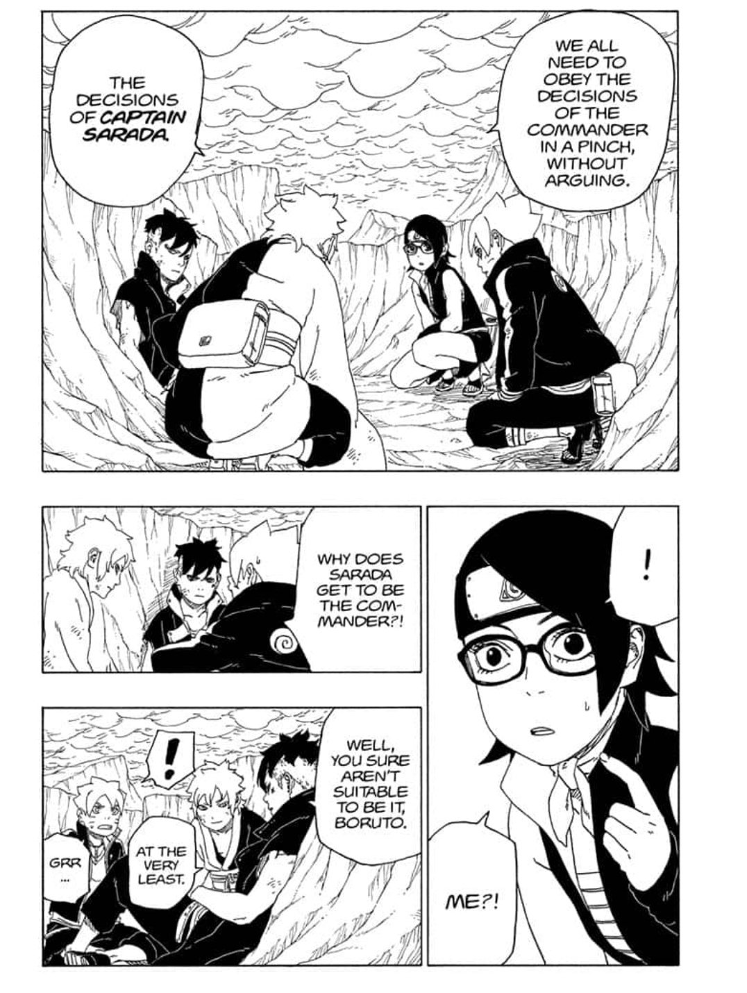 Twitter 上的tehrim Sasuke Retsuden Manga This Year The Decisions Of Captain Sarada How Intelligent Sarada Is She Finds Out The Virus While Using 3 Tomoe Sharingan Just Like Her Mother And