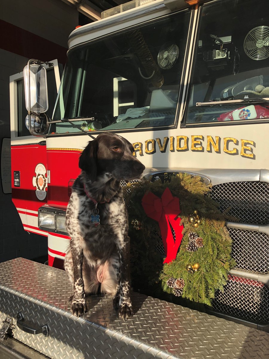 Visiting Providence today and Jordan is spreading her Christmas cheer.