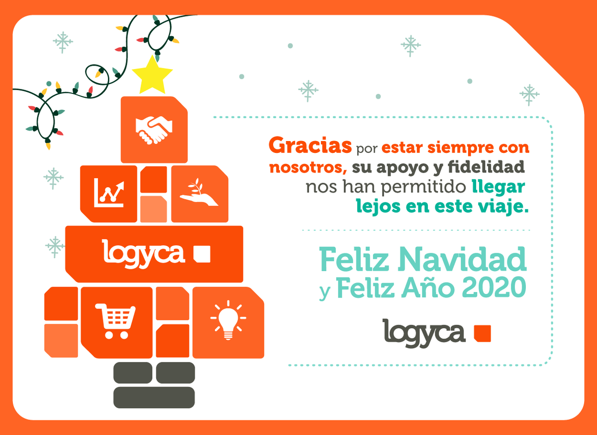 LOGYCA_Org's tweet photo. Un año más creyendo en el poder de la colaboración. Gracias por hacer parte de este proceso. #LaColaboraciónProduceResultados #FelizNavidad #FelizAño2020 #LOGYCA https://t.co/O9C1toFew2