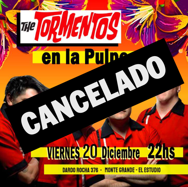THETORMENTOS's tweet photo. Por Problemas personales de un miembro de la banda se cancela el show de hoy en Montegrande.
Pedimos disculpas a la organizacion y el publico por la cancelacion pero es un problema de fuerza mayor.
la fecha sera reprogramada para Enero.
Mil perdones. https://t.co/5YLesEsdJM