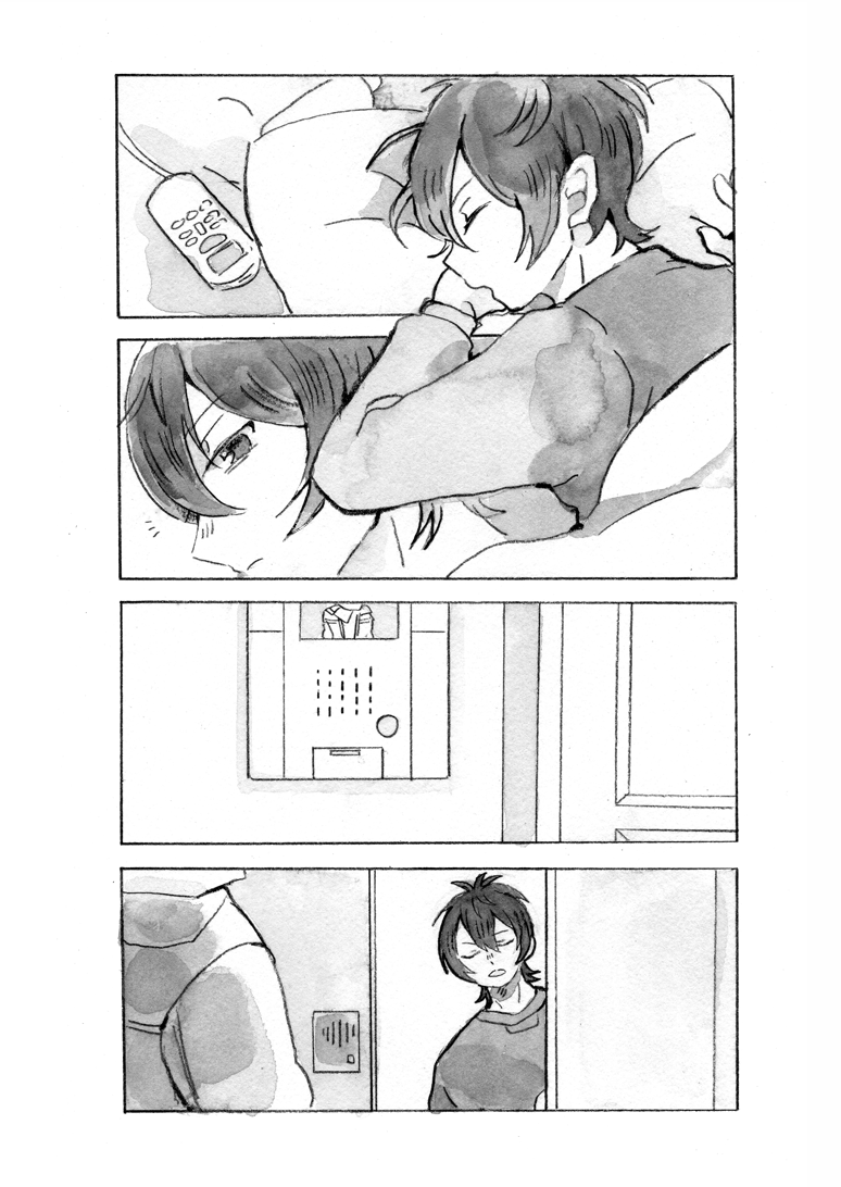 12/22 追いカケタイ
かまどごはん / H24

新刊:言葉はいらない/B5/14P/¥300
台詞がないカケタイ本です。淡々と場面が進みます。 