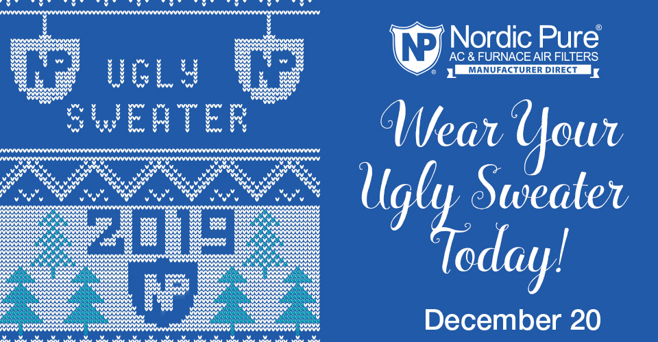 NordicPure's tweet photo. Today is National Ugly Sweater Day!
Comment below with a picture of your ugly sweater!
🌐 https://t.co/RnP9JDYgcO https://t.co/6f5JgGLl83