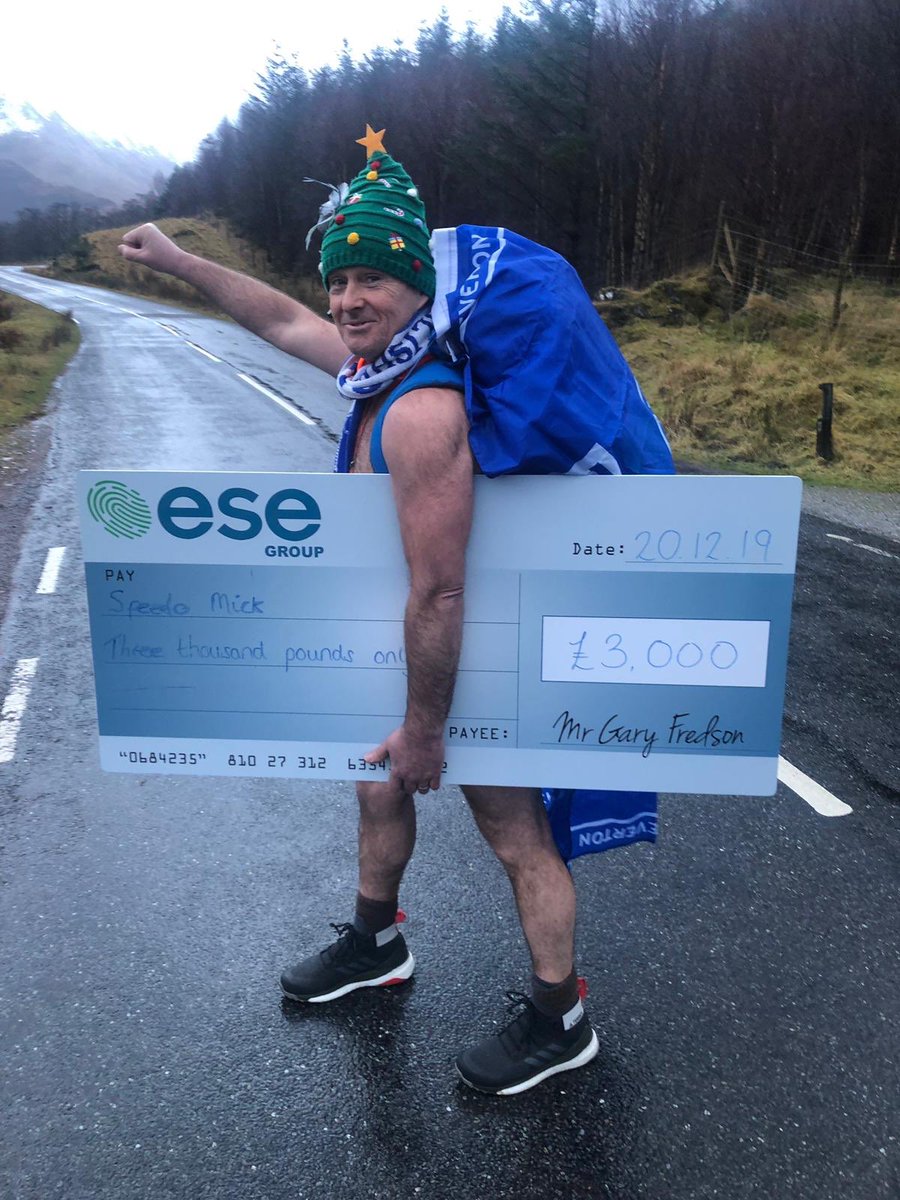ese_group's tweet photo. But we couldn’t leave without handing over a well deserved token of @ese_group ‘s appreciation - A CHEQUE FOR £3000 !! @speedomick will have his hands full as he finishes day 10 of his #charitywalk #1000miles #johnogrouts to #landsend @LivEchonews @RangersFC @RadioCityTalk https://t.co/hMqOcb3xDH