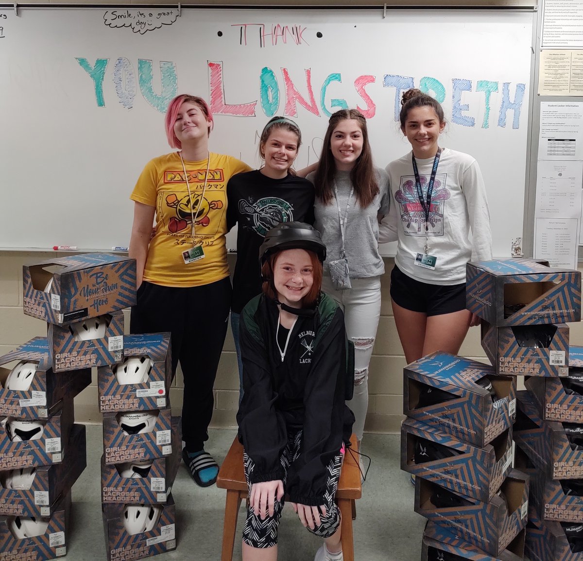 Happy winners! Giving Tuesday! Congratulations Melbourne HS 🥍❤️