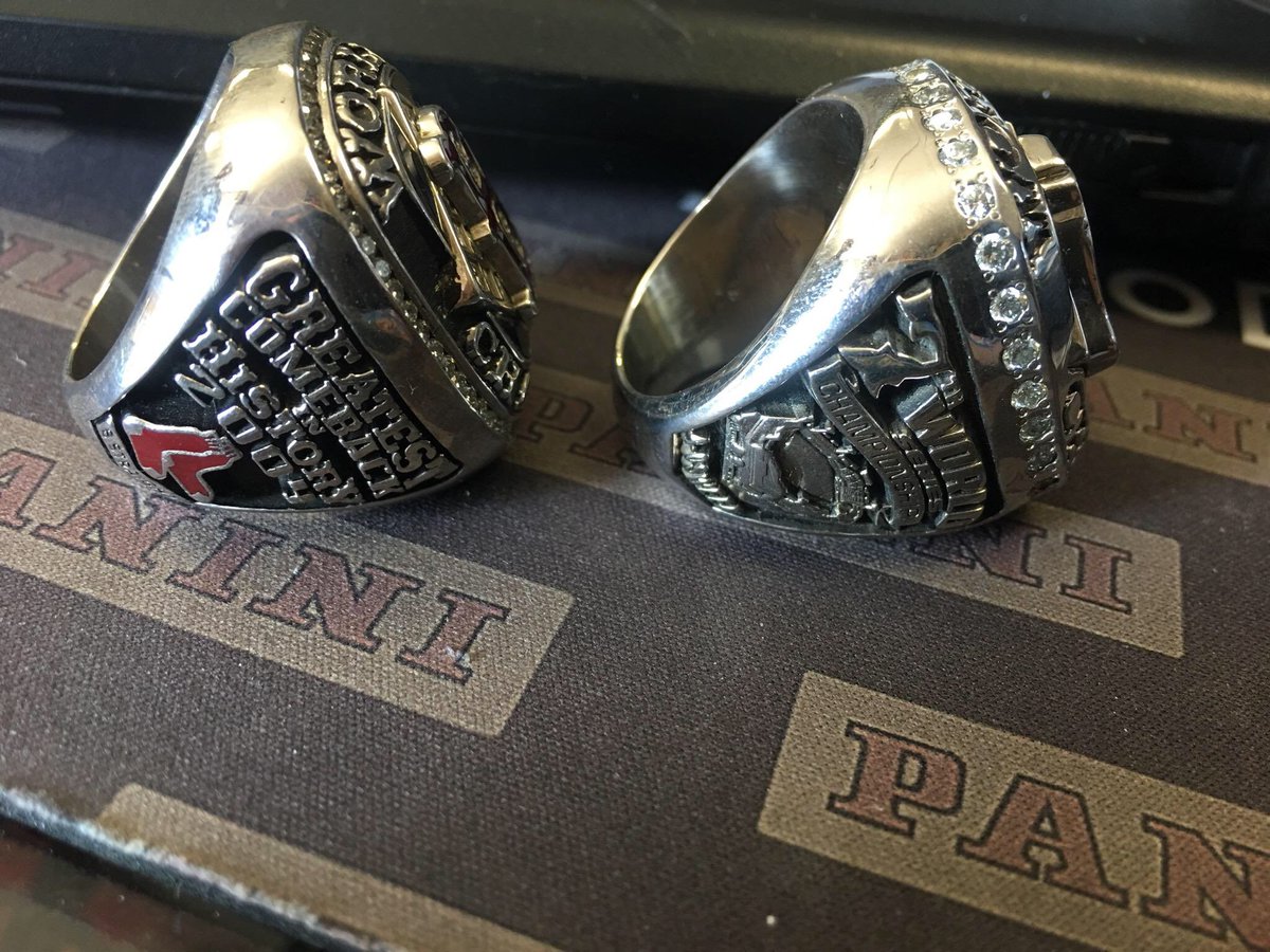 JasonLawNews's tweet photo. These are the two World Series rings taken from Terry Francona’s Arizona home last month. The rings were sold to a Phoenix sports memorabilia shop. Jamey Estep is accused of burglary and theft. 

@boston25 https://t.co/NBhTVNz7nC