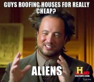 ClassicHalifax's tweet photo. It's the only logical explanation! 😅

#classicroofingsiding #funny #fridayfeeling #thetruthisoutthere #novascotia #halifaxroofers #homeexterior https://t.co/1ucPw75el5