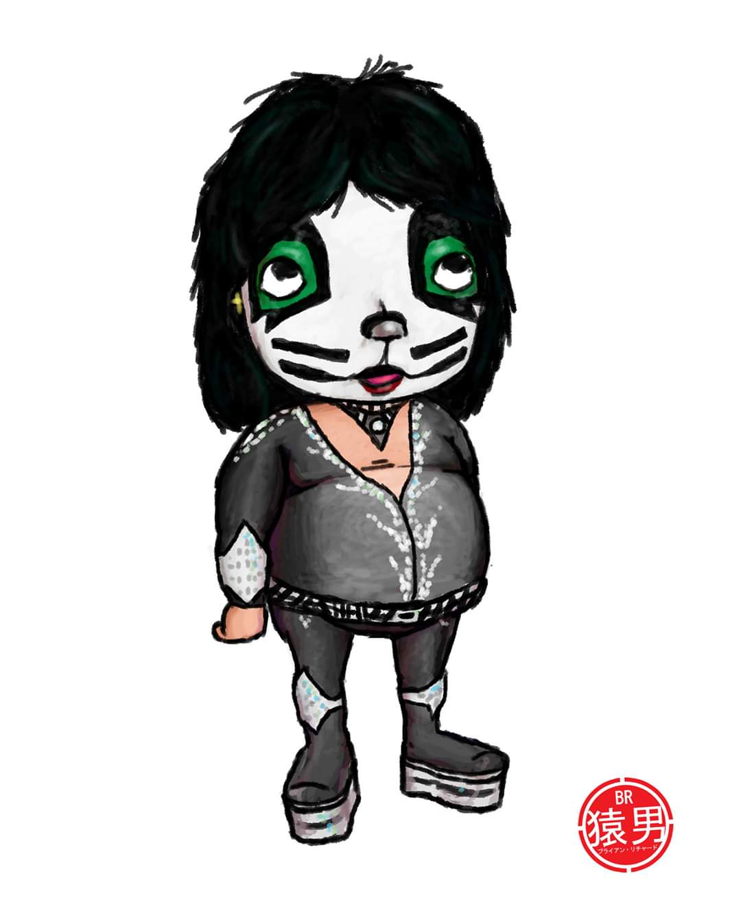 Happy  birthday to original drummer Peter Criss!   by MonkeyMan 