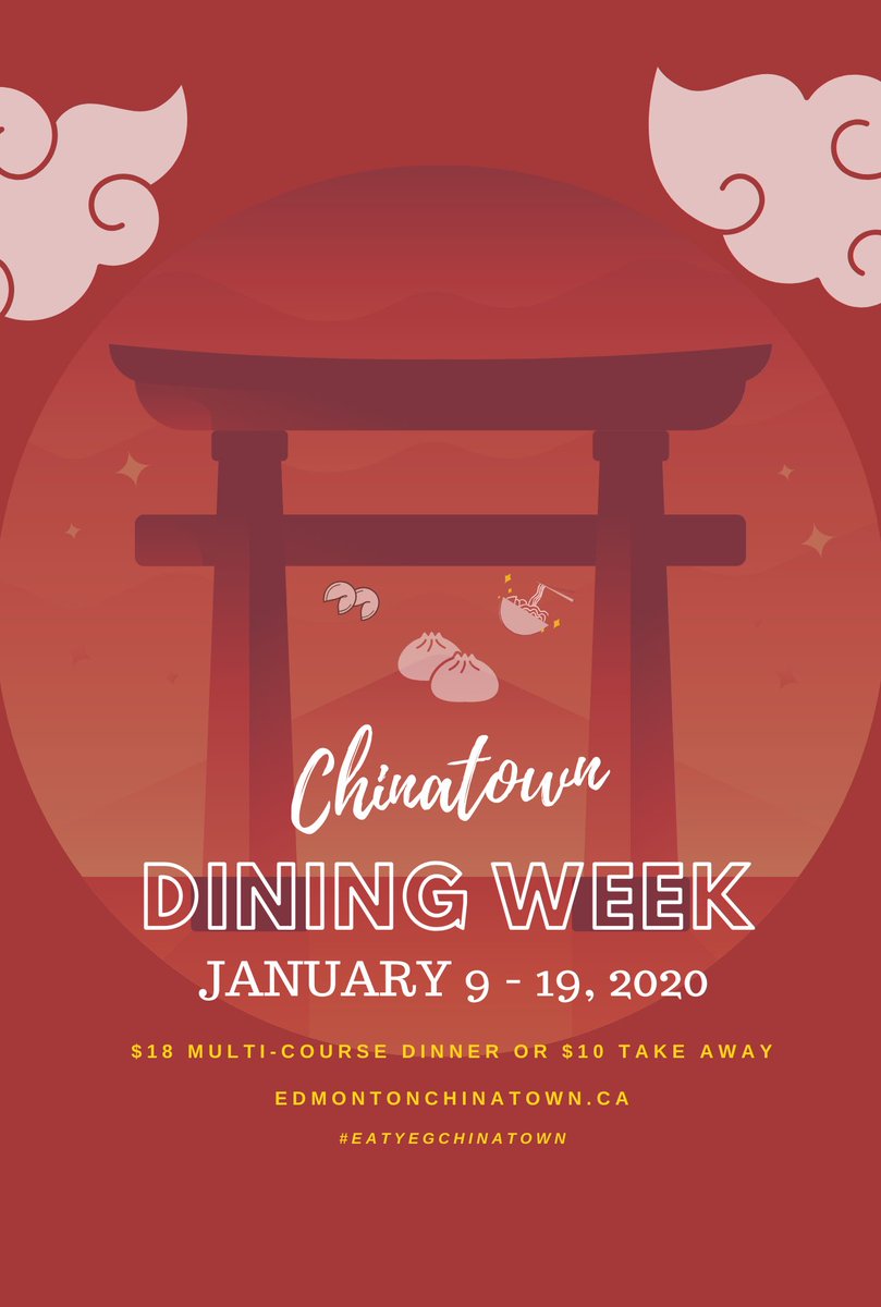 sharonyeo's tweet photo. The Chinatown Dining Week menus are now up! Join us January 9-19, 2020 for $18 2-course dinner specials and $10 takeaway deals: https://t.co/VRrJ4ec58U #eatyegchinatown #yegfood https://t.co/GkY8EACWG3