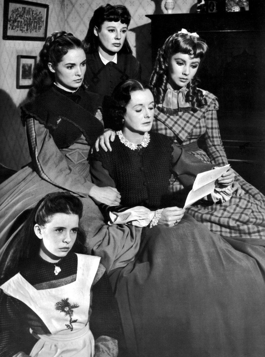 2. Mujercitas (#MervynLeroy, 1949), con #MaryAstor, #ElizabethTaylor, la maravillosa #JuneAllyson, #JanethLeigh y #MargaretOBryan (la hermana pequeña, que sigue felizmente viva y tiene 82 años) 🎥 
#LittleWomen #Film #Cine #Cinema #FilmTwitter