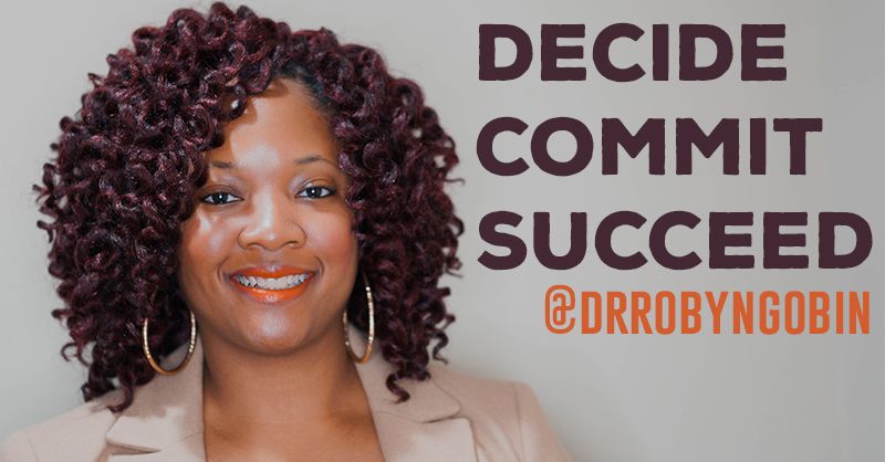 drrobyngobin's tweet photo. It doesn’t matter how your week started. Today is a great day to decide how you want it to end. 👊🏾 #decide #commit #succeed #FridayThoughts https://t.co/UtKd2xw44y