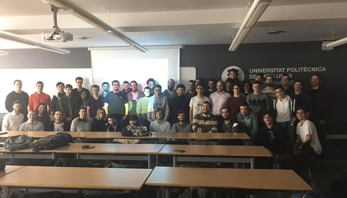 jalonsoalonso's tweet photo. Foto de família per acabar. Gràcies a tots i enhorabona per aquests bons projectes!
#RollingSky #VJFIB @fib_upc @la_UPC #gamedev https://t.co/zd18U3ZTrz