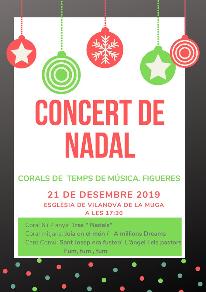 Tempsdemsica's tweet photo. Bona tarda, us recordem que avui estarem a la residència els Arcs de Figueres, i el dissabte tindrem concert a l'església romànica de Vilanova de la Muga. Us hi esperem! Bones Festes i Bon Any a tothom. https://t.co/Ac6BmWOKLS