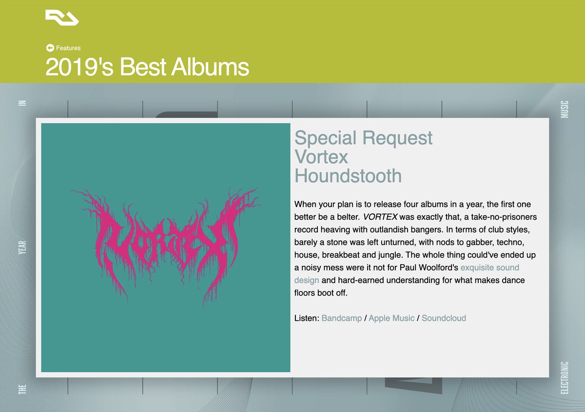 HoundstoothLBL's tweet photo. Thank you to @residentadvisor 

#VORTEX by Special Request https://t.co/39IVNYK974
