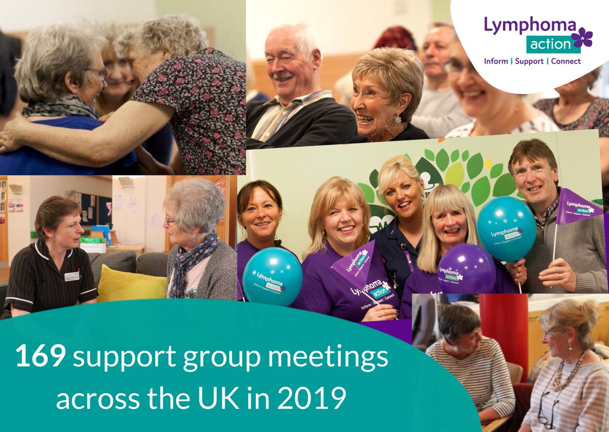 LymphomaAction's tweet photo. There's now only 12 days left of 2019! We've had a busy year and so want to share just some of our highlights...
#12DaysofLA
This year we've held 169 support group meetings across the UK, offering a safe environment where people can connect & share their #lymphoma experiences π https://t.co/R9hgotNnLt