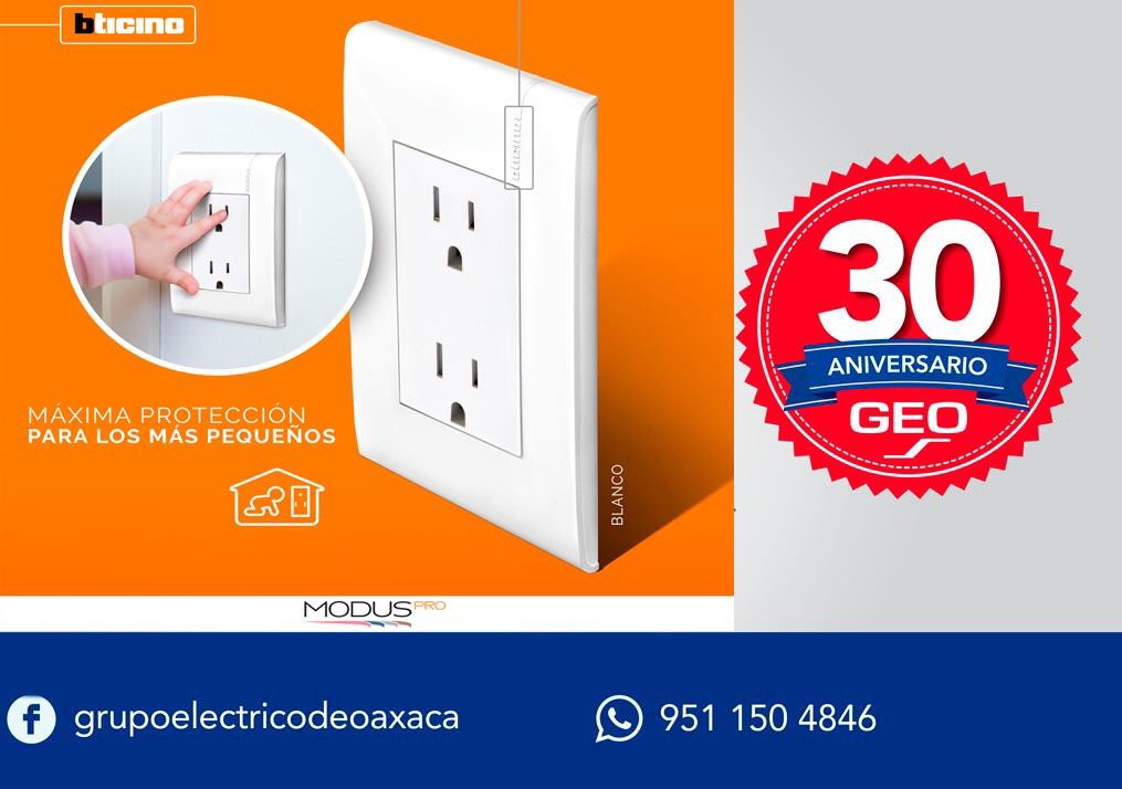 GeoOaxaca's tweet photo. #BTICINO
Máxima protección para tu familia con la Toma dúplex con Protección Infantil de Modus PRO. @bticino_mx https://t.co/aWmwsv3qR1