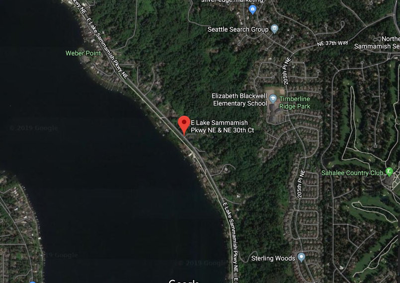 TRAFFIC ALERT: Mudslide at East Lake Sammamish Pkwy. at NE 30th. Lanes are closed in both directions. Avoid the area.