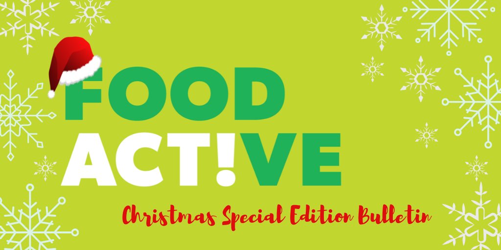 food_active's tweet image. ICYMI our Christmas Special Edition Bulletin last week:

🎊 Food Active highlights from 2019
🗣️ Wanted! Parents views on packaging aimed at kids
🍽️ @Flosheen's guest blog: why #calorielabelling is needed
🗞️ Roundup of the latest news, events &amp;amp; more

🔗 bit.ly/2S6mgek