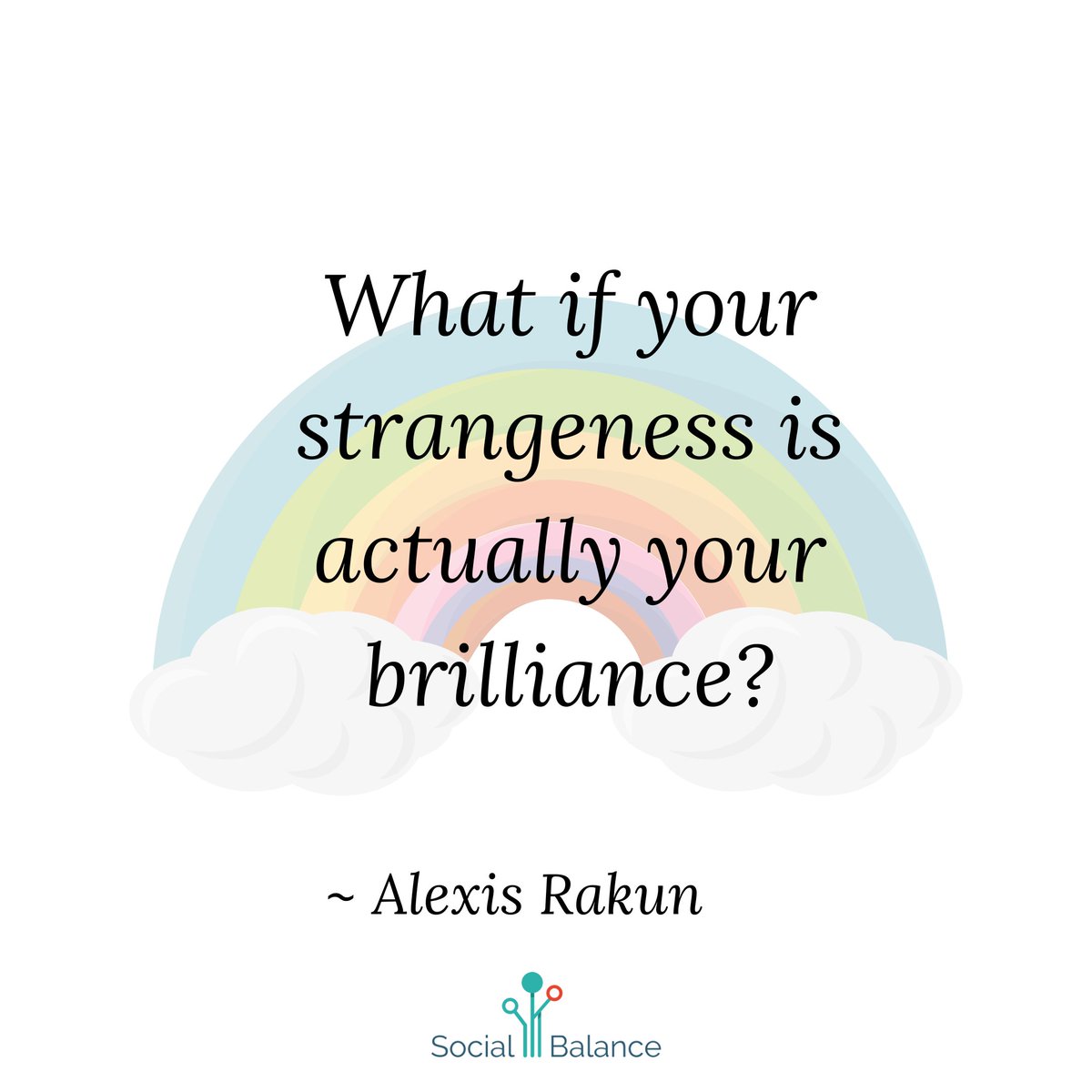 ingevdcaetsbeek's tweet photo. Never underestimate the power of being 'different' #neurodivergent #alwaysbeyourself #socialbalance https://t.co/lQ4U4Ct8ZG