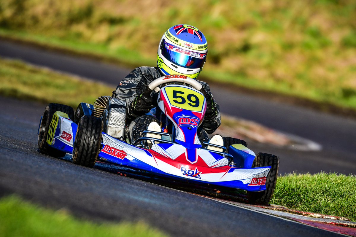 ArchieHeron's tweet photo. Great weekend @whiltonmill racing Bkc superone winter cup , I came 2nd in mini ROK, with fastest lap in 2 heats using Ms blue kite chassis https://t.co/FBSfRgLyAe