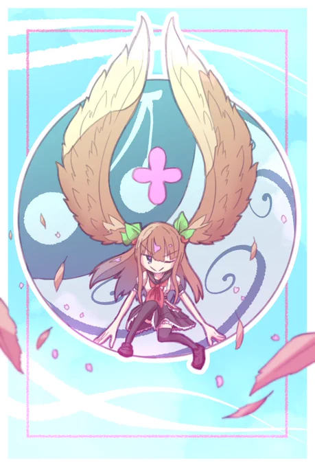 風に乗る
#ちぇり絵 