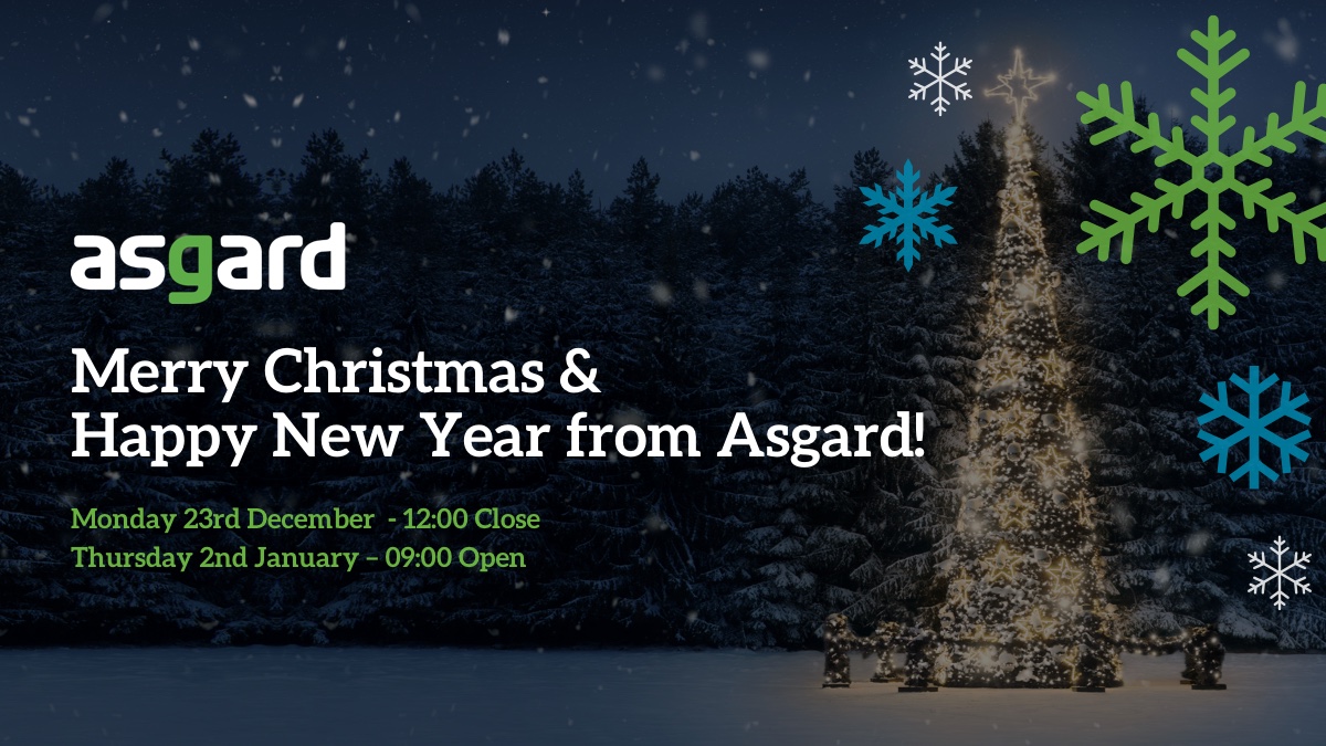 AsgardMarketing's tweet image. We're very much in the festive spirit here at Asgard! We'll be open until 12:00 on 23rd December, when we'll kick off our well-earned break 🎄