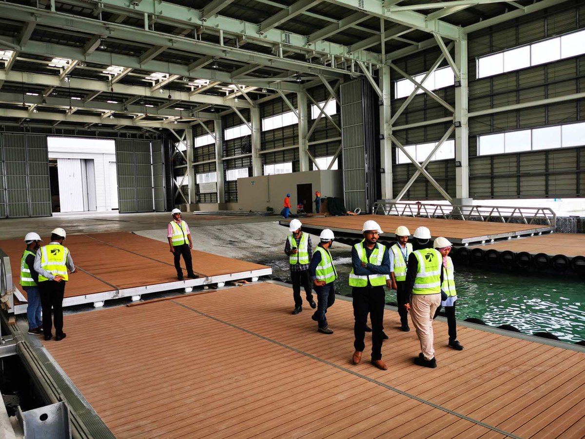 AdamNaseerMoha4's tweet photo. #VIA seaplane terminal. Sukuriyyaa #RaeesYameengetharaggy https://t.co/l7WxmwXhPW