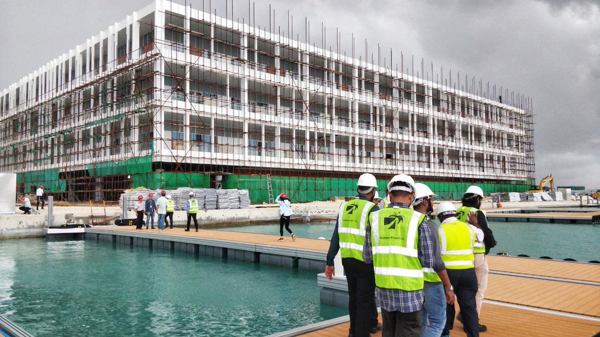 AdamNaseerMoha4's tweet photo. #VIA seaplane terminal. Sukuriyyaa #RaeesYameengetharaggy https://t.co/l7WxmwXhPW