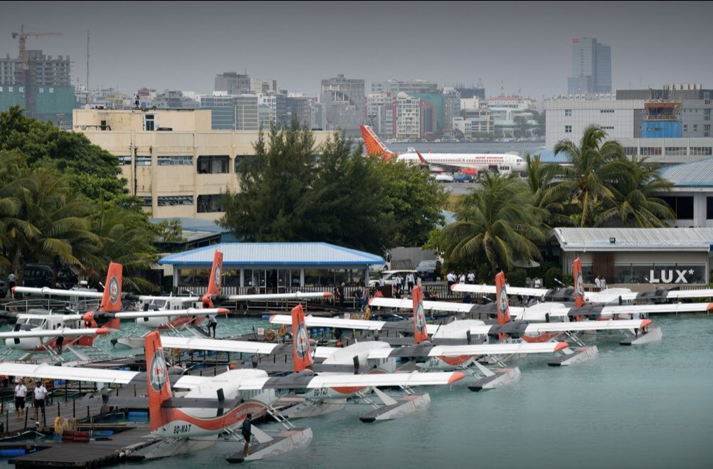 AdamNaseerMoha4's tweet photo. #VIA seaplane terminal. Sukuriyyaa #RaeesYameengetharaggy https://t.co/l7WxmwXhPW