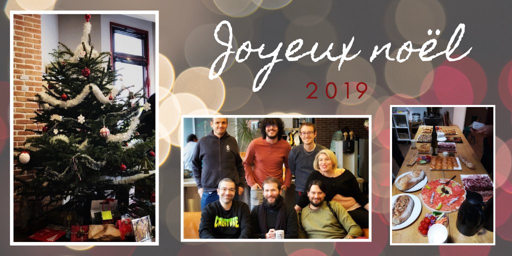 gandi_net's tweet photo. 🎅🎅🎅 Joyeux noël à tous !

Hier, les gandiens se sont réunis pour fêter #noël autour d'un superbe repas préparé par les soins d'@apero_cheers et se sont échangés des 🎁🛍 !

#LifeAtGandi #Christmas #Noel2019 #SecretSanta https://t.co/c8gORSgnKF