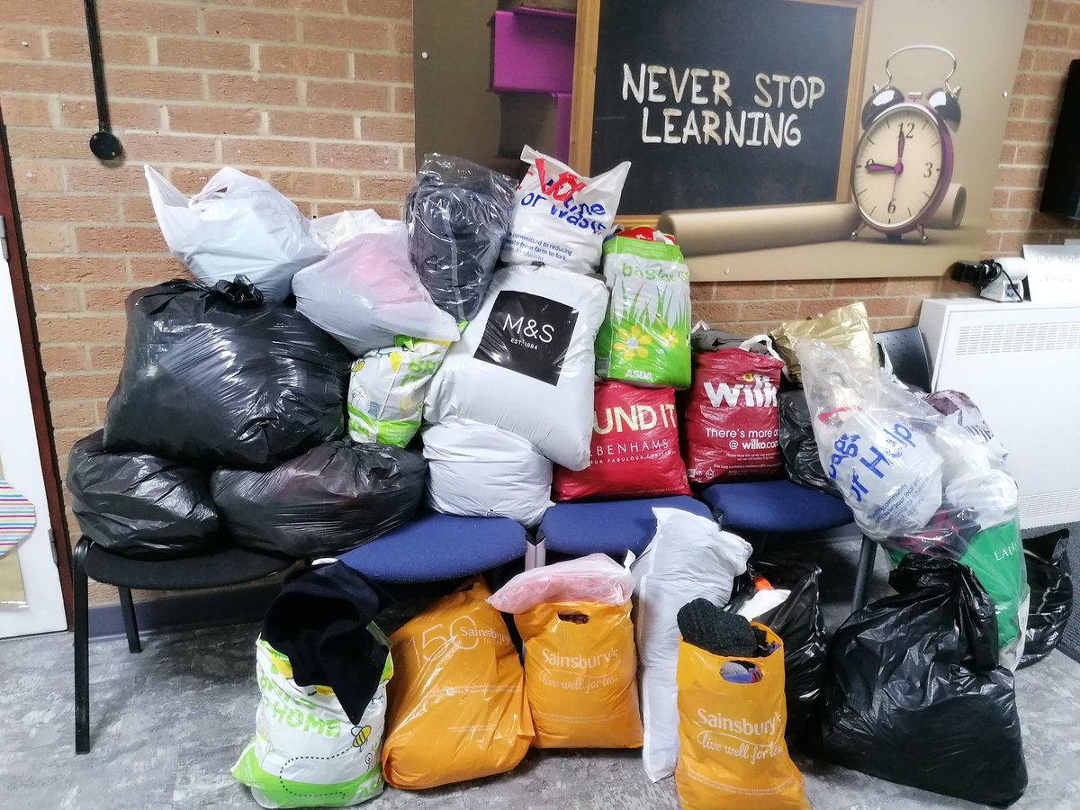 Thank you to staff and volunteers at <a href="/TeamQEH/">The QEH King's Lynn</a> for the winter clothes and food. <a href="/PurfleetTrust/">Purfleet Trust</a>