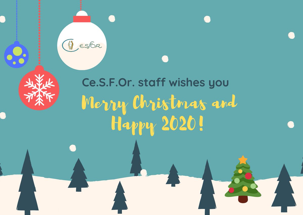 cesfor_roma's tweet photo. Auguriamo buone feste e buon anno nuovo a tutti i nostri collaboratori, partner, studenti italiani e internazionali ed amici! https://t.co/jY7mL5cOi1