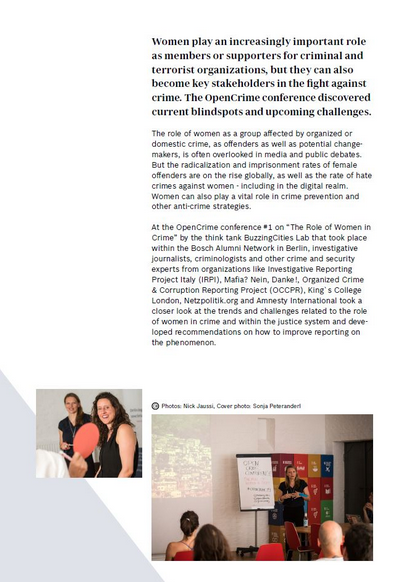 _Jaroschewski's tweet photo. Uncovering the Role of Women in #Crime: The #OpenCrime manifesto with reporting recommendations from our OpenCrime conference 2019 is out now. PM or email BuzzingCities@gmail.com to get your digital copy. @BuzzingCities @glocalreporting @BoschStiftung @iac_berlin @diplomacy_lab https://t.co/5v0qgXhlcF