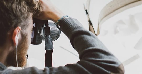 Photographer taking a photo.