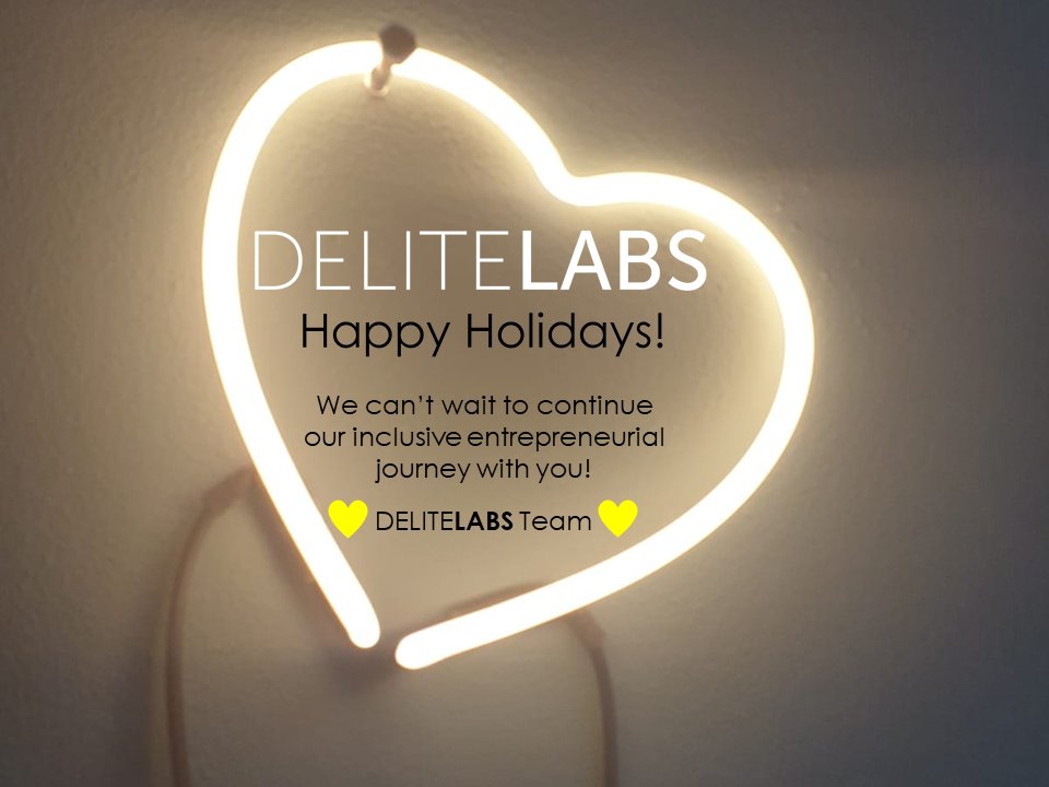 WoW, 2019 is almost over!
A huge thank you for your support. 
We look forward to all the good things 2020 will bring 

Warm wishes 
💛team DELITELABS!💛