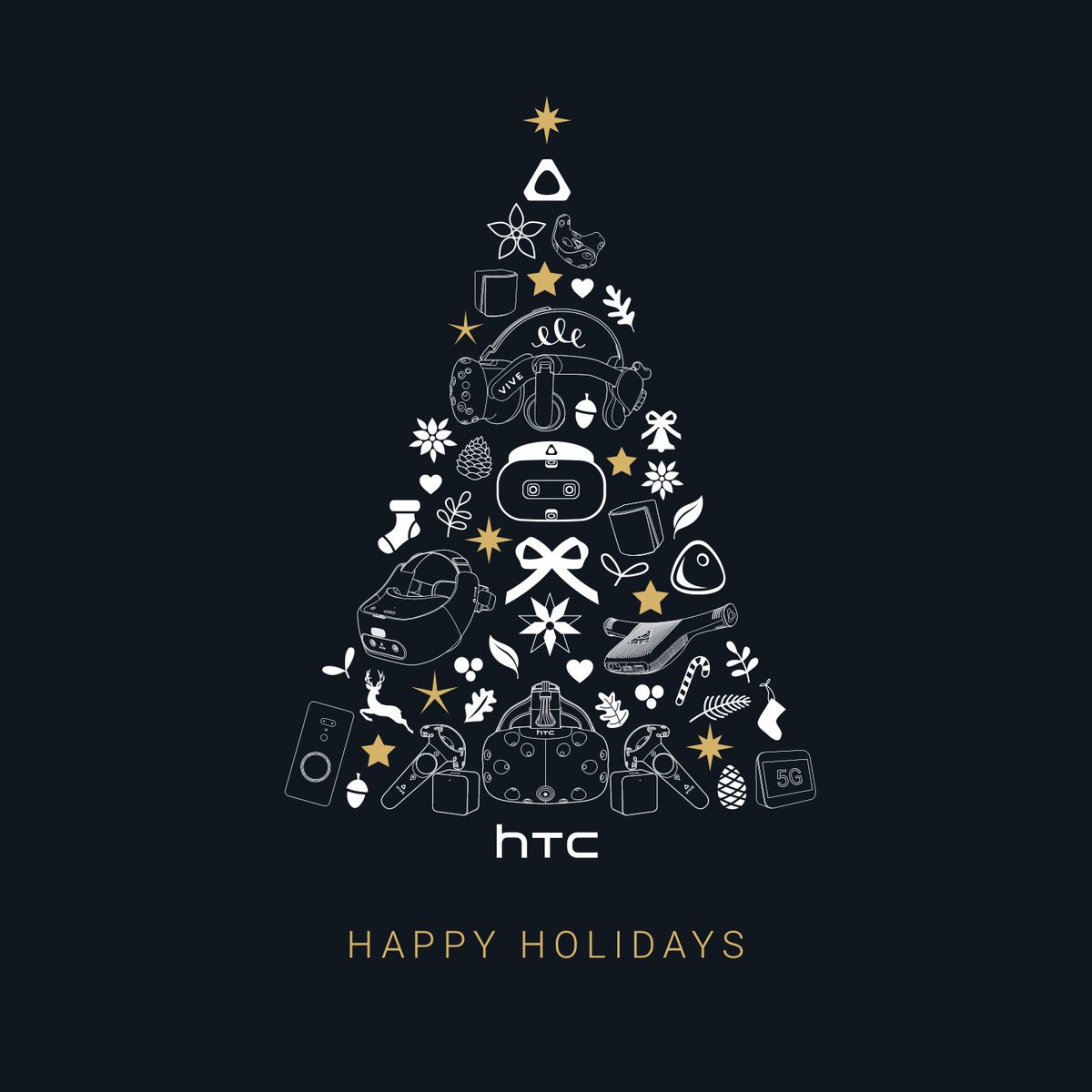 HTCCanada's tweet photo. Wishing you a warm Happy Holidays from the HTC family around the world. #htc #htcvive #viveport https://t.co/DiYjzdptpC