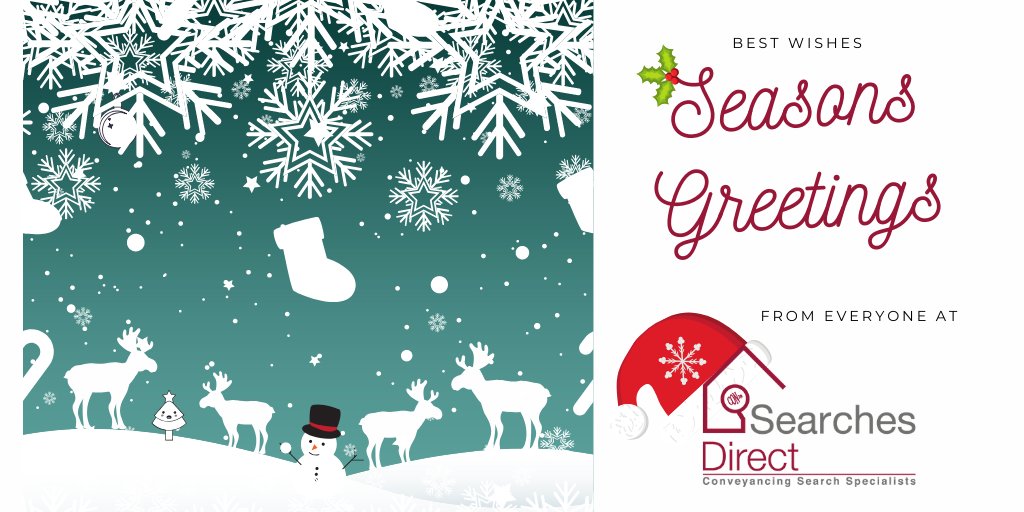 #bestwishes for the #FestiveSeason and to a #prosperous #NewYear2020 from <a href="/SearchesDirect/">Searches Direct</a> team
