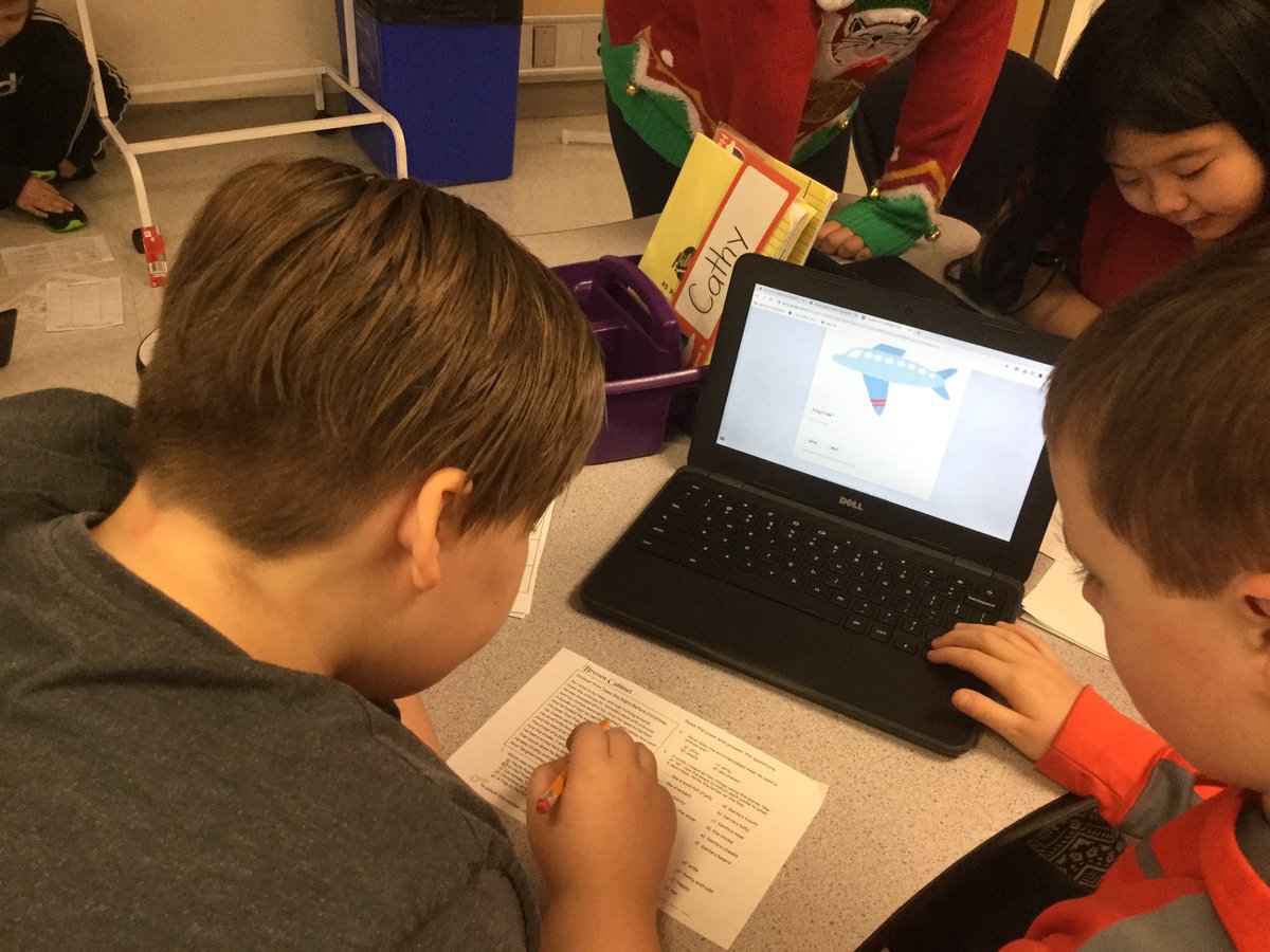 waltonsclass's tweet photo. Getting ready to decorate our teachers as Xmas trees 🎄 @McDermottsClass  &amp; @waltonsclass today with our learning buddies for the assembly. Plus doing a reading &amp; writing #escaperoom to help save Santa 🎅 as a #learningbuddy #challenge today. @WestwoodUGDSB @SuccessUgdsb @ugdsb https://t.co/12UZymGMqI