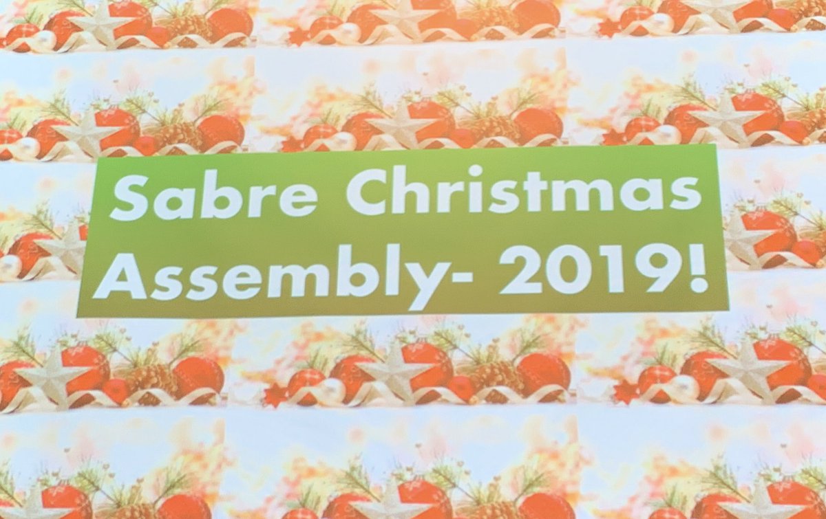 Sandwich_Sabres's tweet photo. Getting ready for the #SSSabres Christmas Assembly! Who will win the lip dub? What do teachers really want for Christmas?! https://t.co/qzhMQ6GVdK