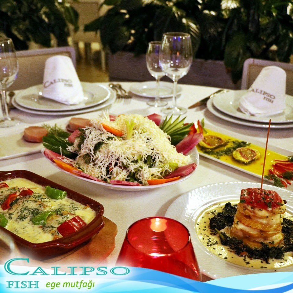 Lezzet ve keyif dolu bir akşam olsun! 
#CalipsoFish #EgeMutfağı #BalıkSağlıktır