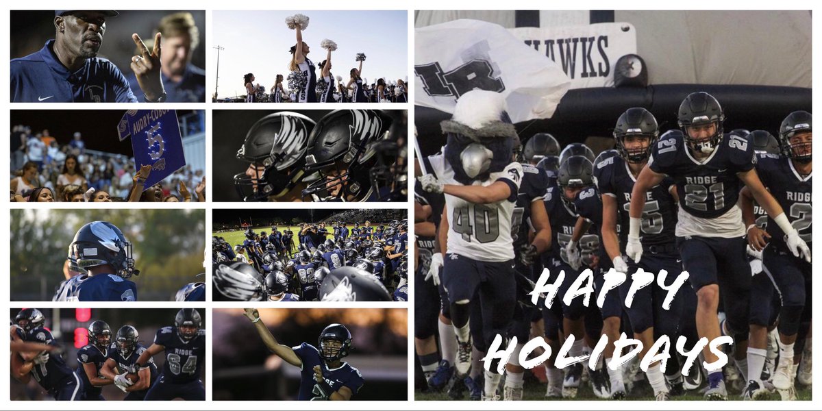 From Our Family To Yours Happy Holidays. #nighthawkfootball #thegrindneverstops