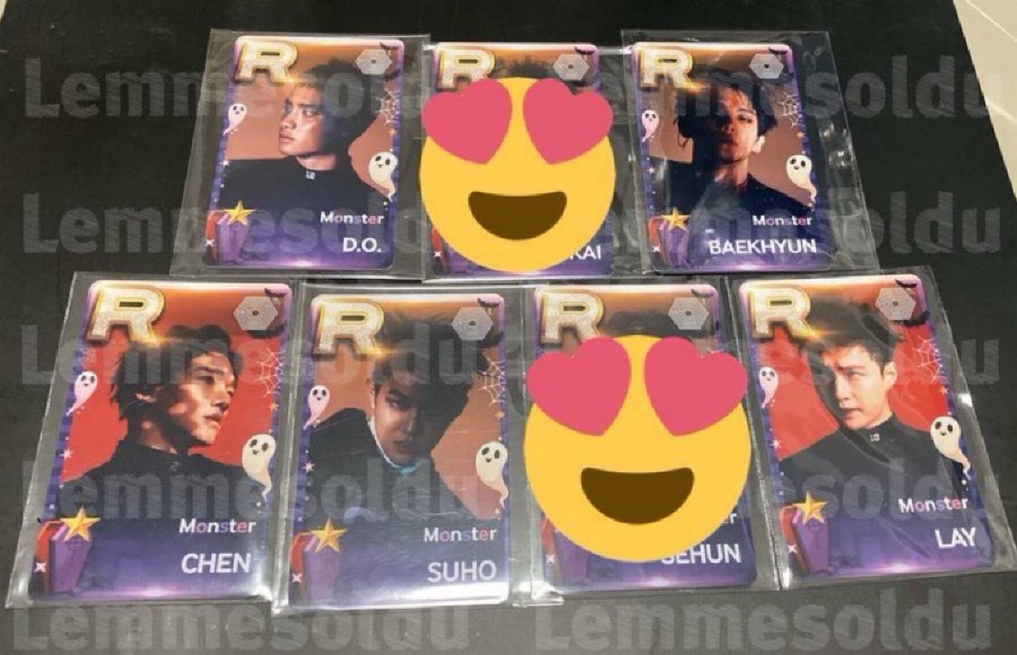 lemmesoldu's tweet photo. 엑소 슈스엠 할로윈 포카 양도합니다
 백현 첸 수호 레이 디오 경수 사진 인증 가능합니다 

Sell Super star halloween photocard Baekhyun suho Chen Lay DO. (want photo dm) Please DM. Paypal, korea bank https://t.co/5Mo9T5qFQD