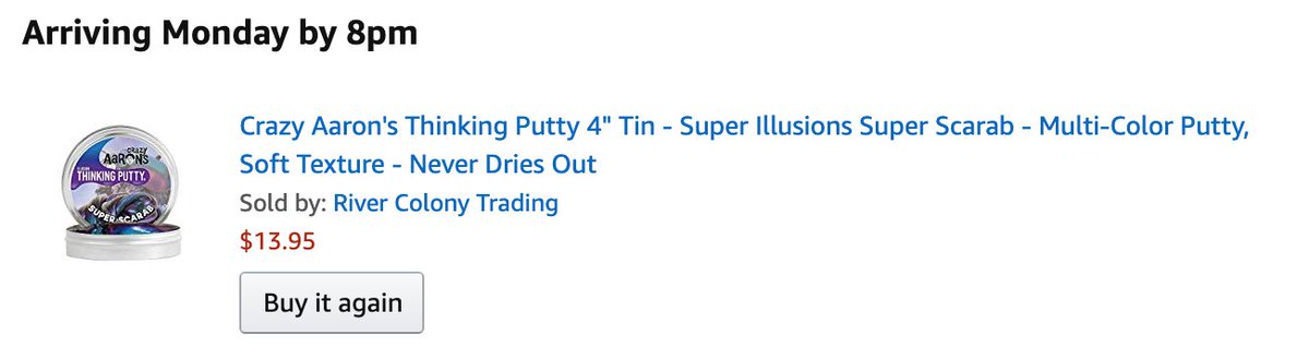 Amazon Order: Arrives Monday