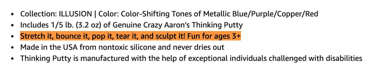 Stretch it, bounce it, pop it, tear it, and sculpt it! Fun for ages 3+