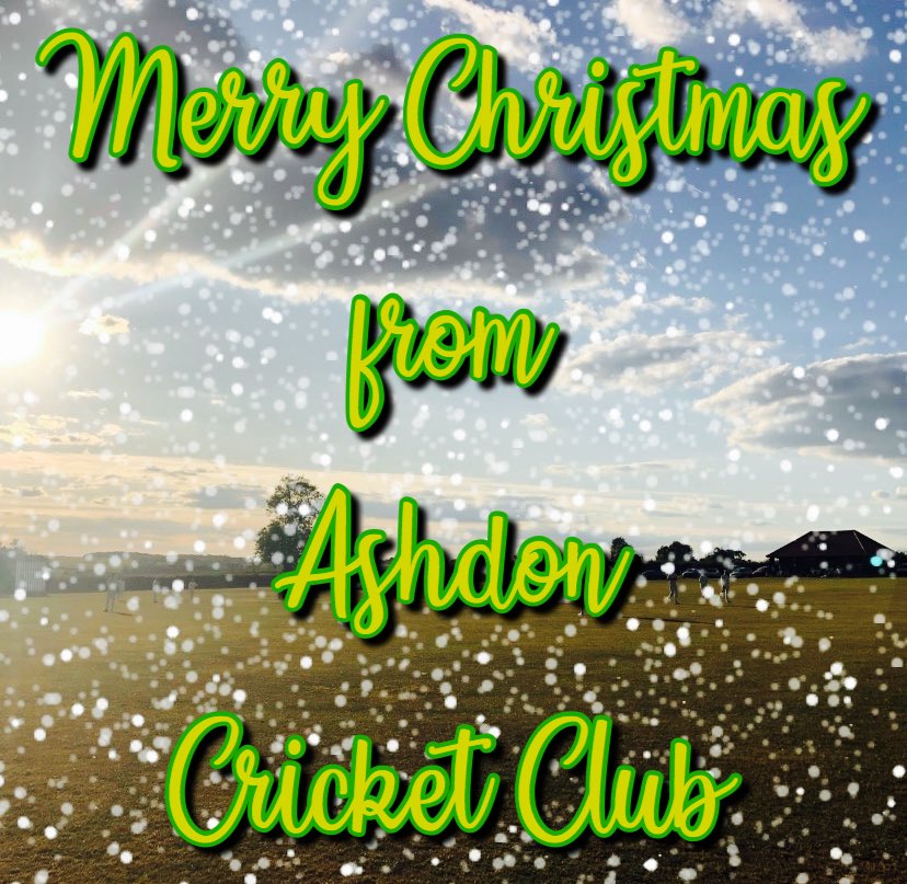 Merry Christmas from Ashdon Cricket Club. We hope you have a fantastic break with your friends and family. Roll on the cricket season! #ashdon #villagecricket