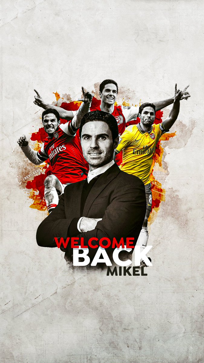 Welcome back, Mikel 🔴 <a href="/m8arteta/">Mikel Arteta</a>  #Arsenal #Arteta