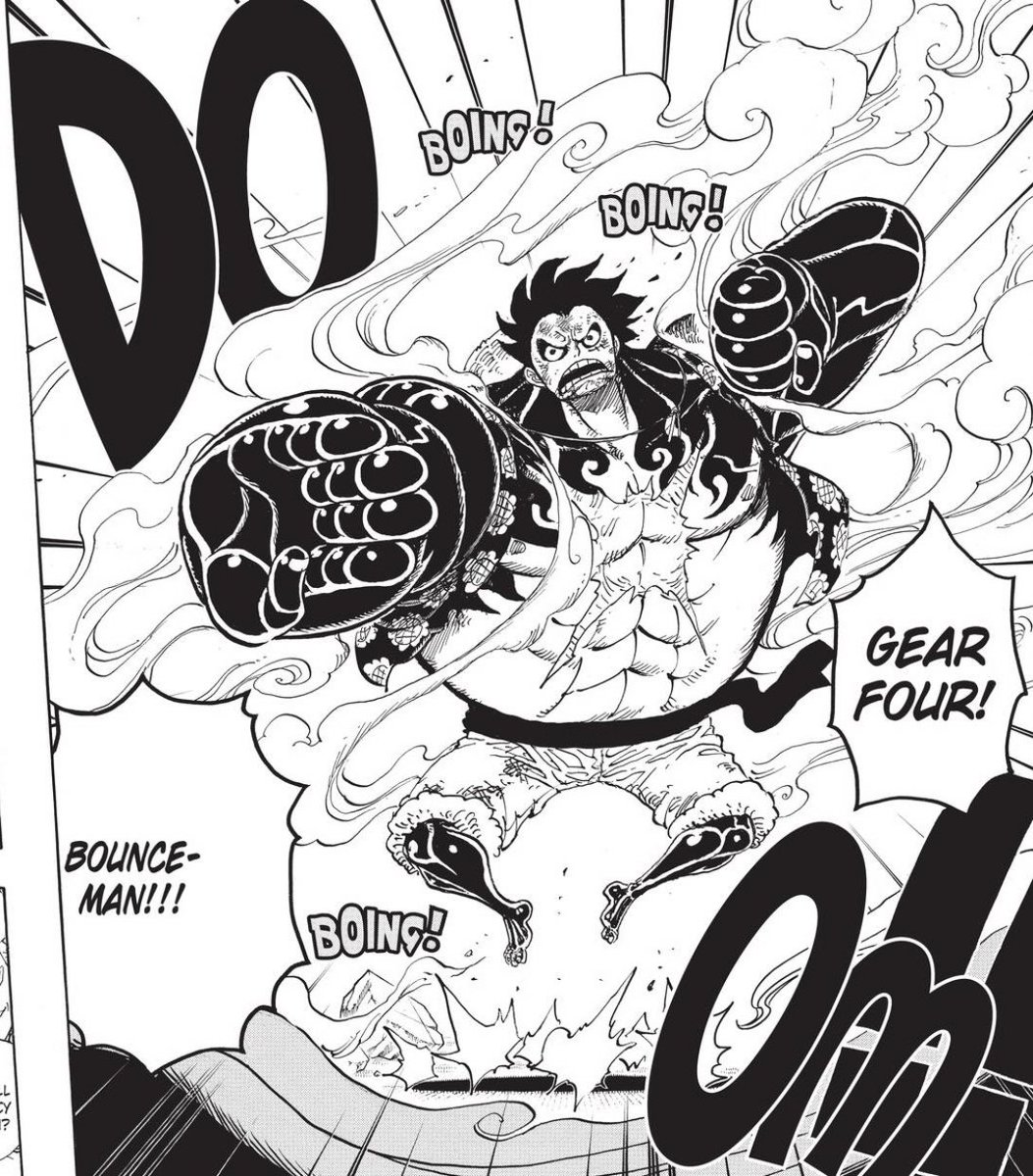 Chapter 784 - I don’t know what I expected but it was not this! What a wild design Gear Four is. It’s not just the look but Luffy’s body language has totally changed. I know Luffy has reached a new plateau because he has discovered the ultimate source of power: eyeshadow  #OPGrant