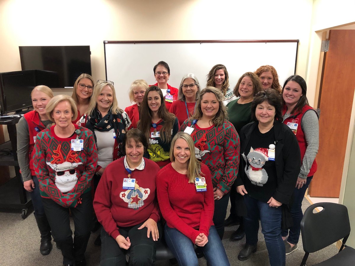 DAClifePRH's tweet photo. A Happy Holiday Season here at @PortsmouthReg 21 Families in need adopted, Santa Visit, Holiday Sweaters and more! #Portsmouthproud @HCAhealthcare https://t.co/mjvOWg4f8P